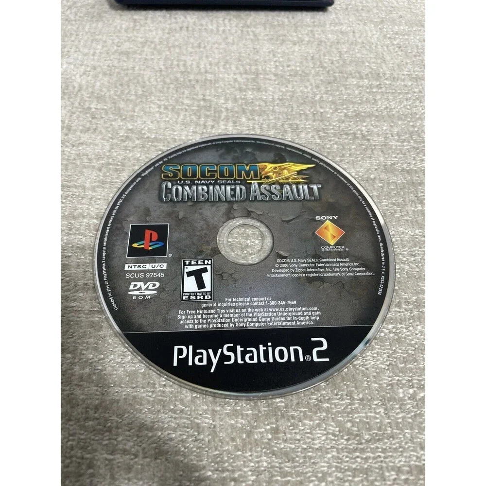 PlayStation 2 Socom Navy Seals Combined Assault PS2